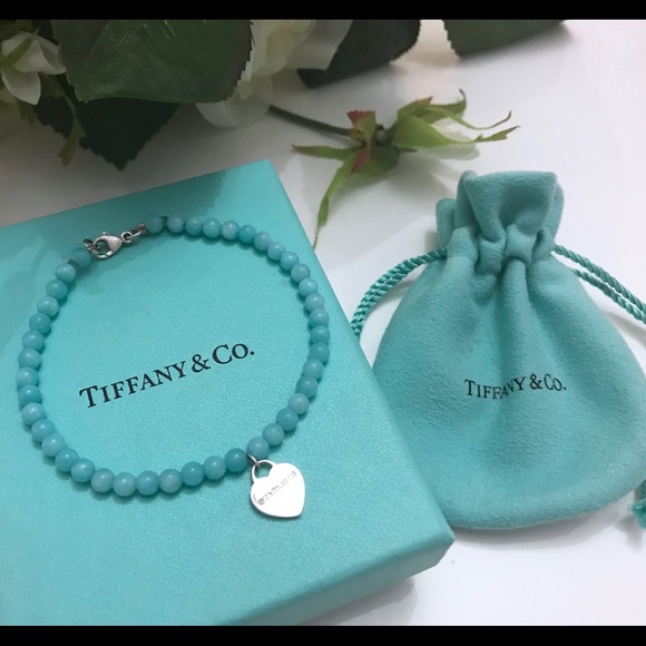 Tiffany & Co. Jewelry - ♦️sold♦️Tiffany &co blue mini bead bracelet